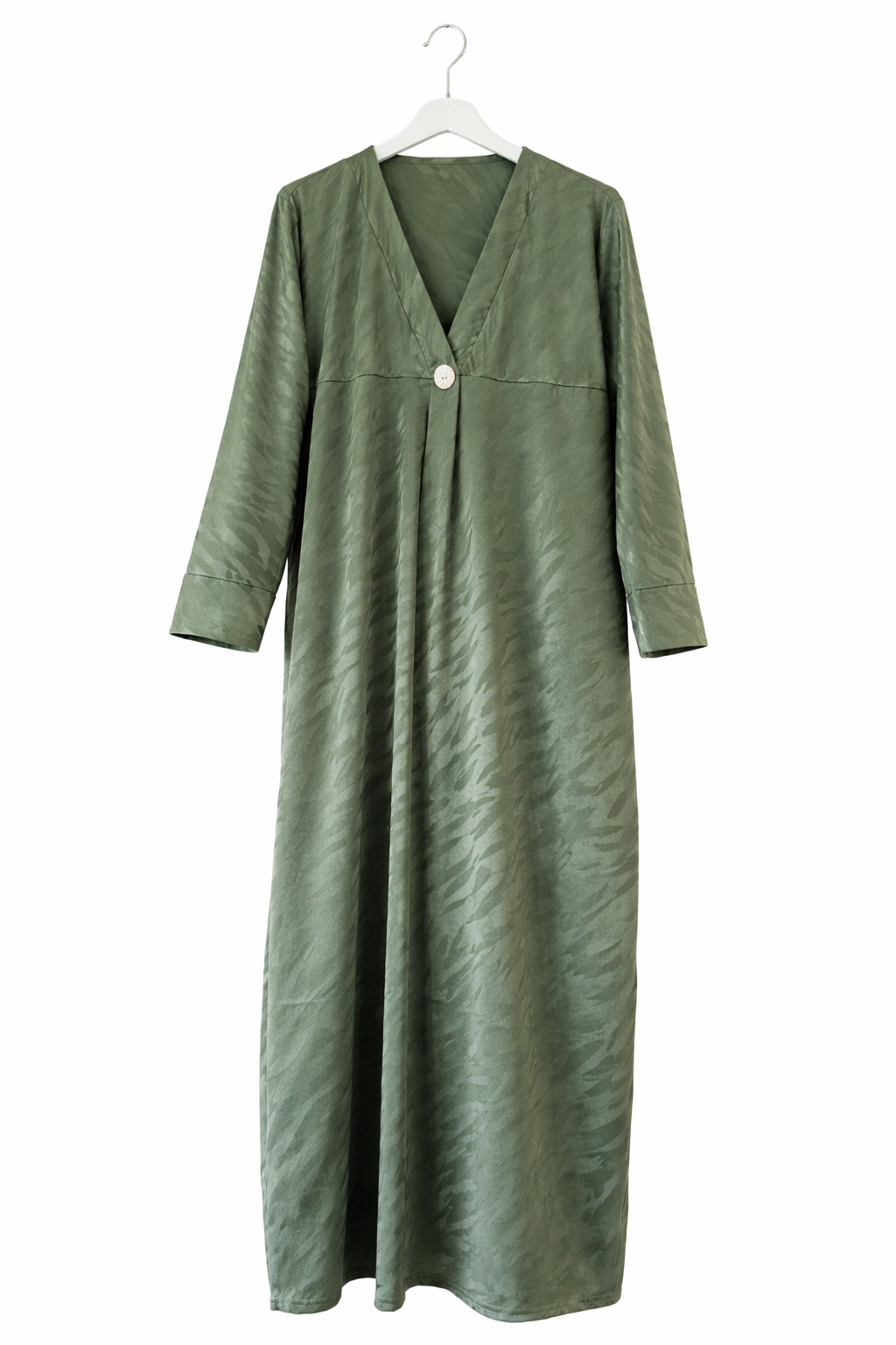 LIYANA patterned abaya SAGE