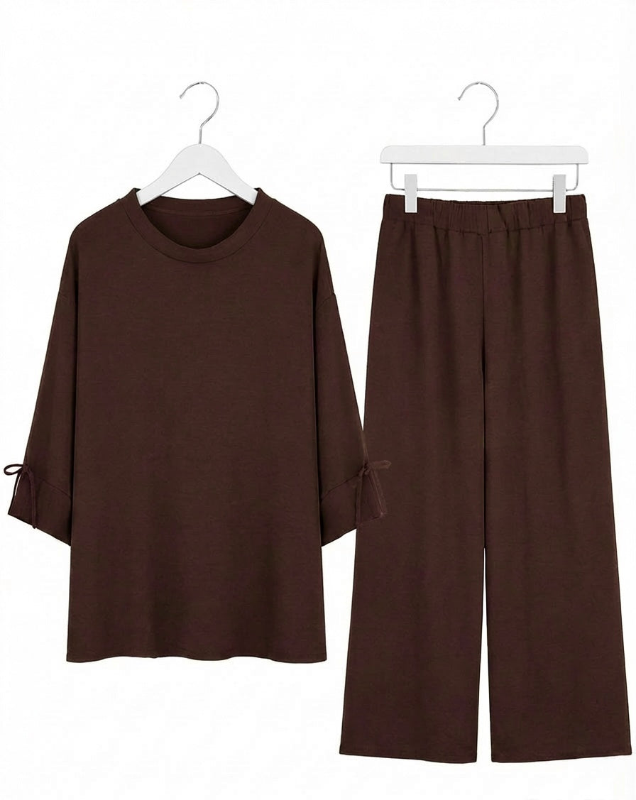 ZARA coord set in CHOCOLATE