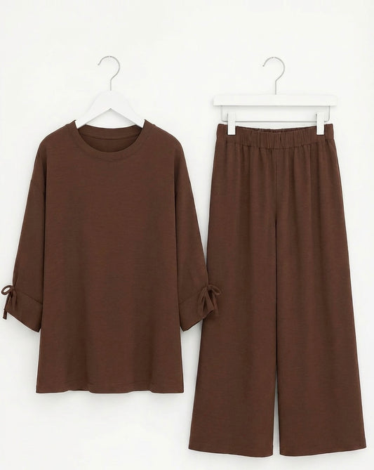 ZARA coord set in CHOCOLATE