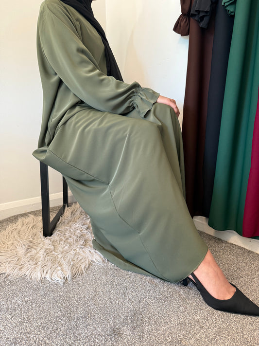 Everyday Tulip Abaya Khaki