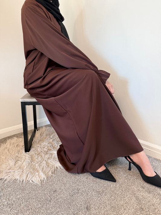 Everyday Tulip Abaya Chocolate