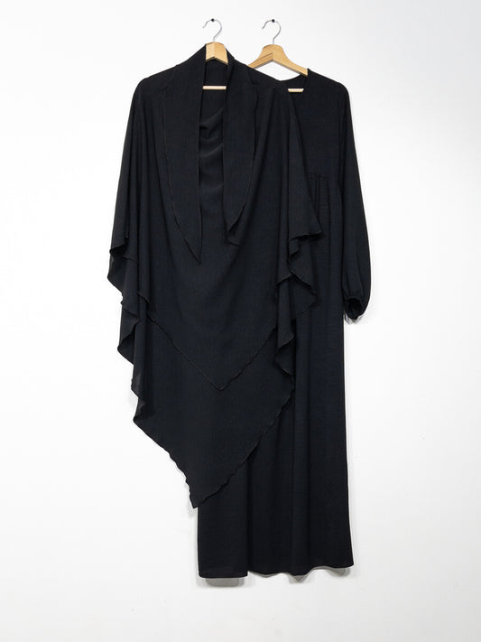 Abaya + Khimar Set Black