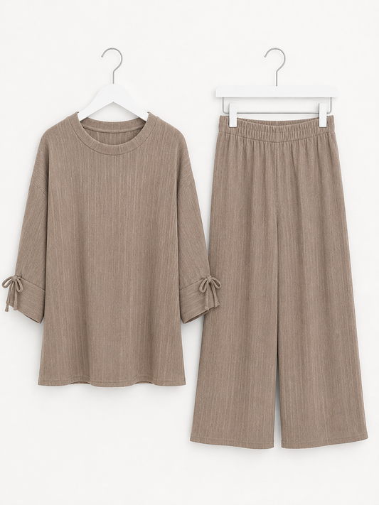 NAYA plisse coord coord *taupe*