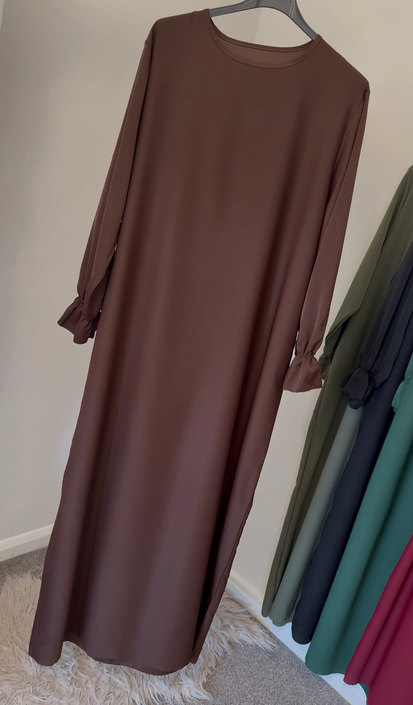 Everyday Tulip Abaya Chocolate