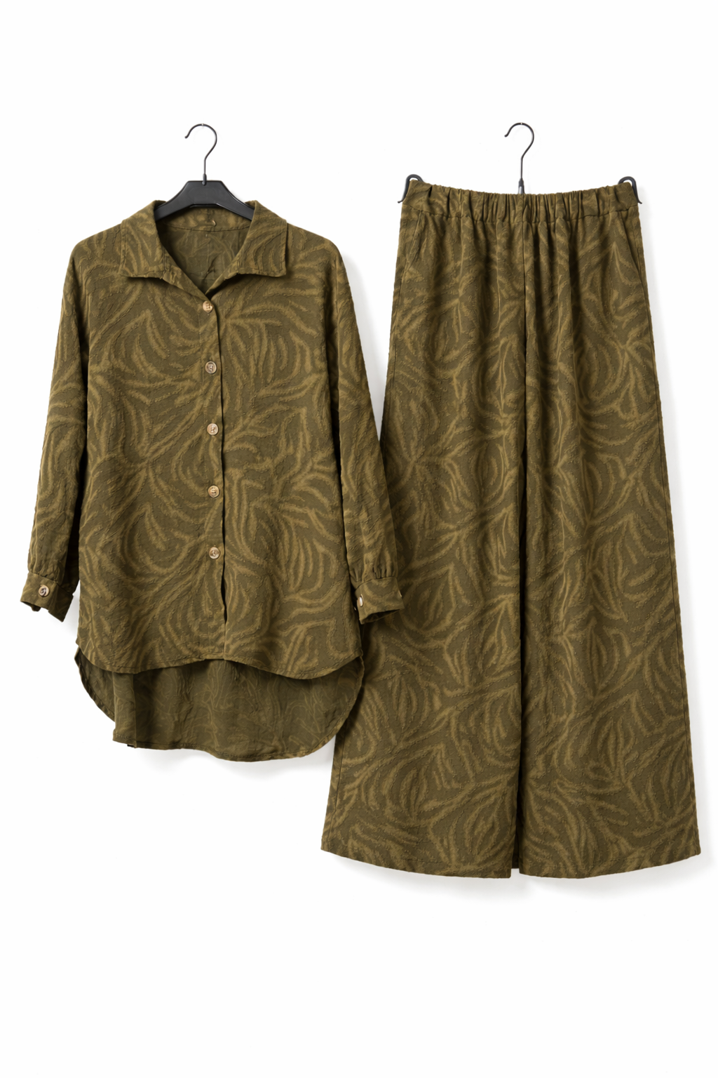 ALIYA coord set in KHAKI