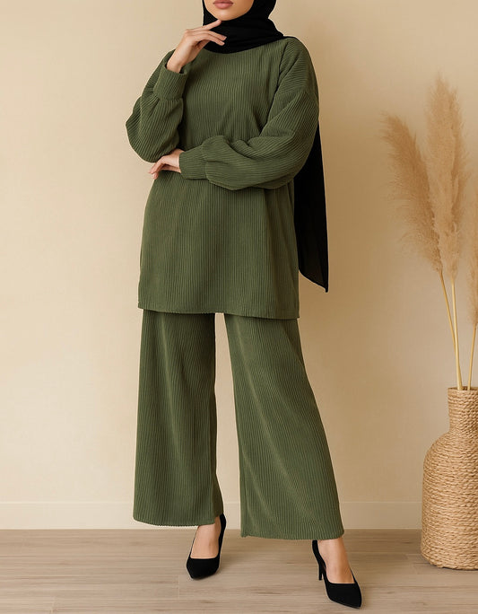 LEENA Coord Set *Khaki*