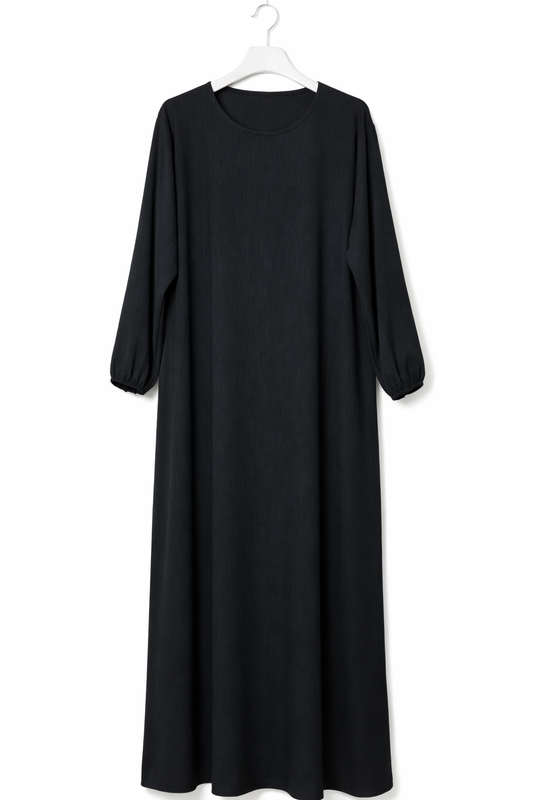 HAYA essential abaya BLACK
