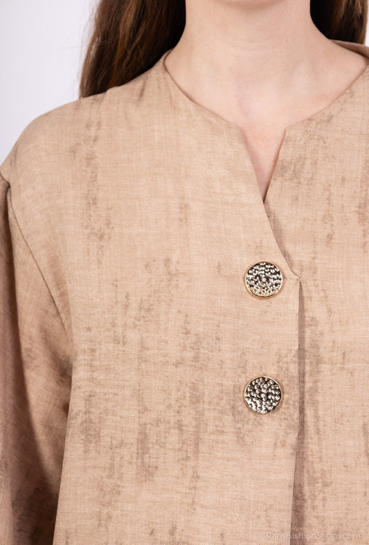 AMAL Abaya Dress Beige