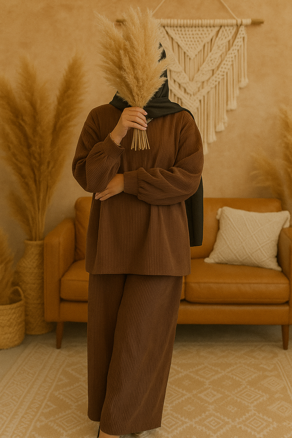 LEENA Coord Set *Chocolate*