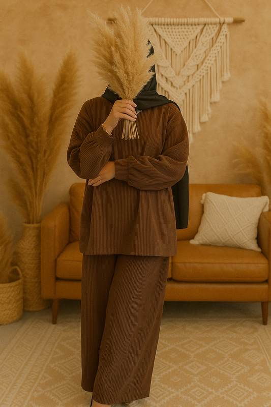 LEENA Coord Set *Chocolate*